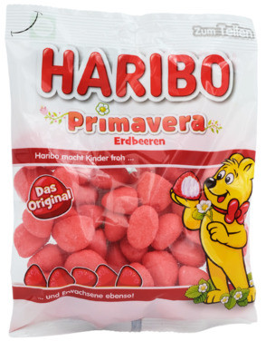 Haribo Primavera Erdbeeren 175g