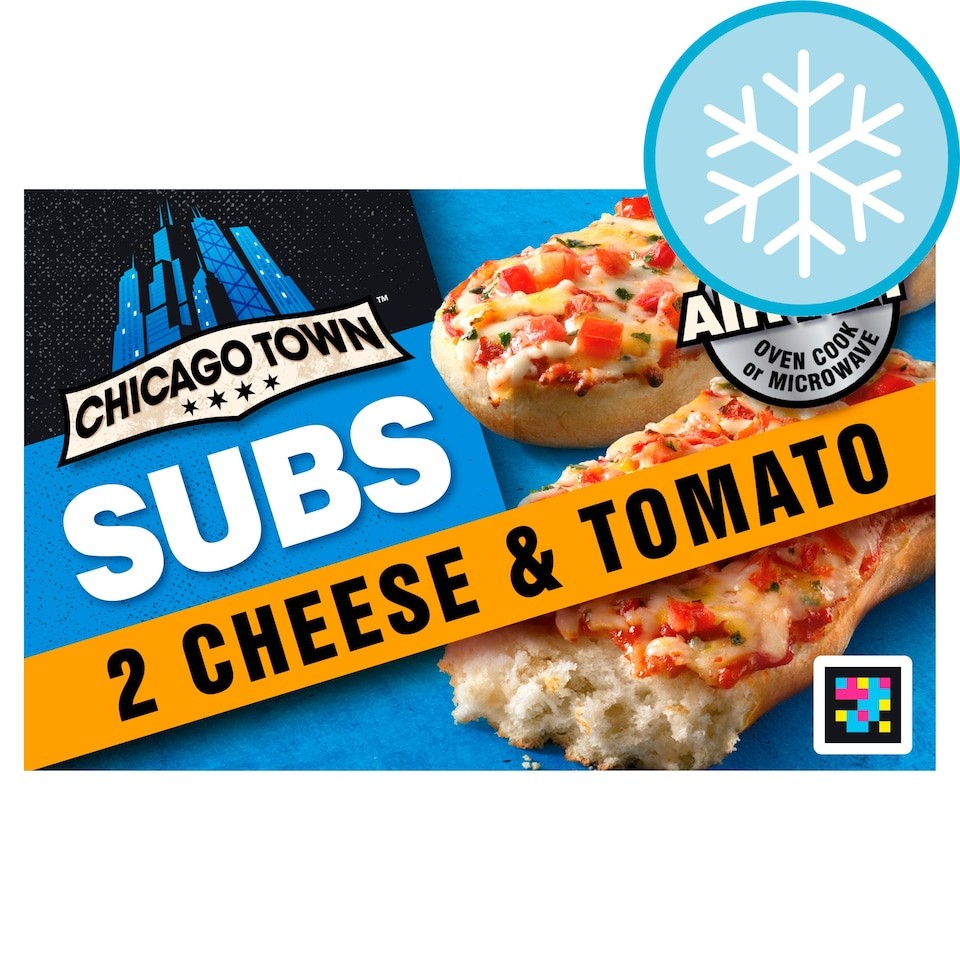 Chicago Town Subs Cheese & Tomato 2 x 125g