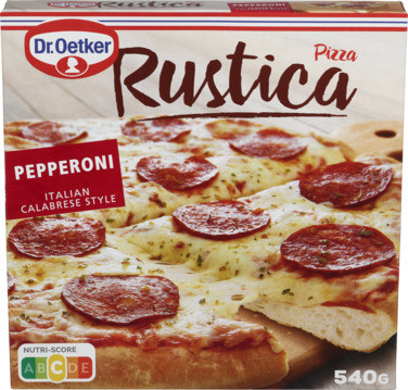 Pizza Rustica Pepperoni Calabrese Dr Oetker