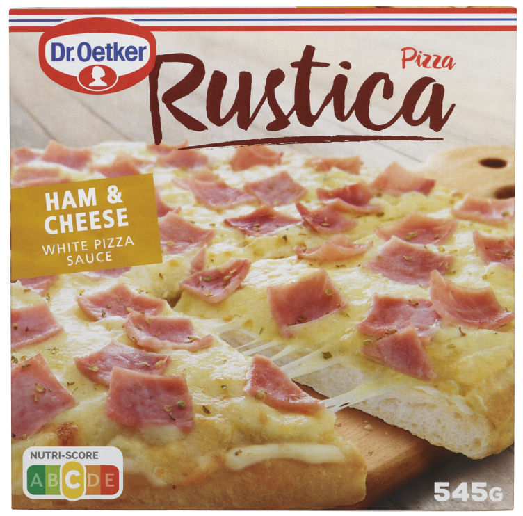 Rustica Pizza Ham&Cheese 545g Dr.Oetker