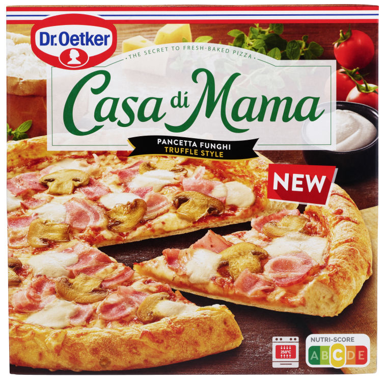 Casa Di Mama Pizza Panc Funghi Truff 407g Dr. Oetker