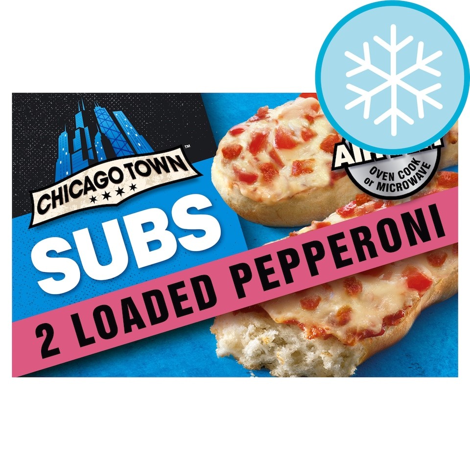 Chicago Town Subs Loaded Pepperoni 2 pack 125g