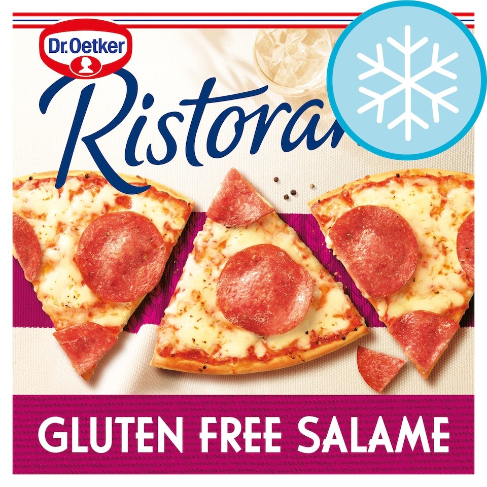 Dr. Oetker Ristorante Gluten Free Pepperoni-Salame Pizza 332g