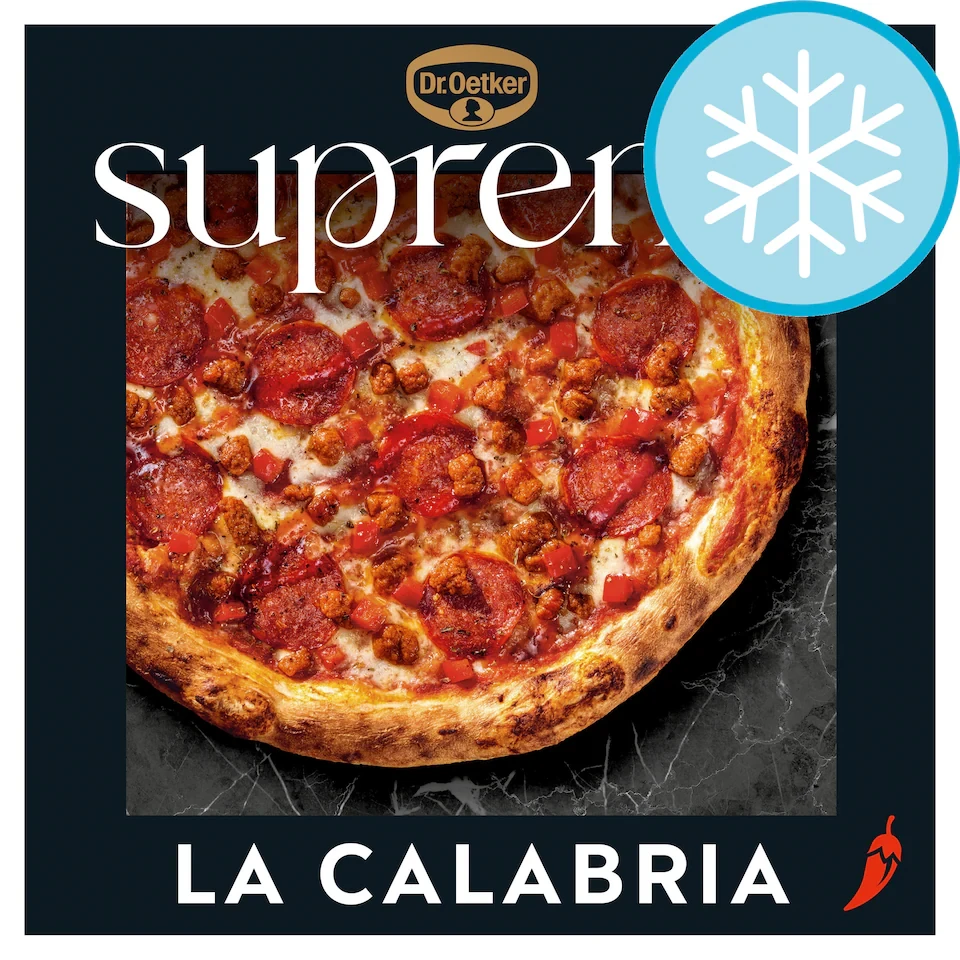 Dr. Oetker Suprema La Calabria Salami & Nduja Sausage Sourdough Pizza 454g