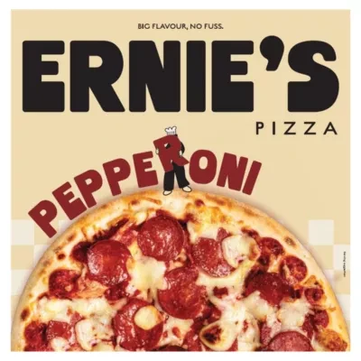Ernie's Pizza Stonebaked Pepperoni Pizza 348g