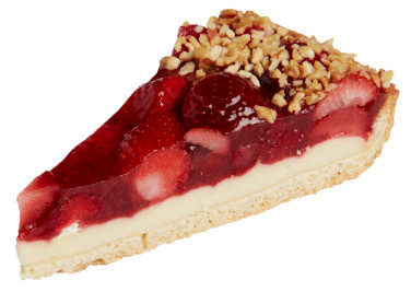 Jordbærkake Delt 1650g 12 Biter