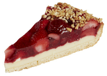 Jordbærkake Delt 1650g 12 Biter