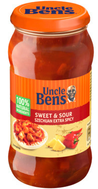 Uncle Ben's® Sweet & Sour Szechuansaus Extra Spicy 450g