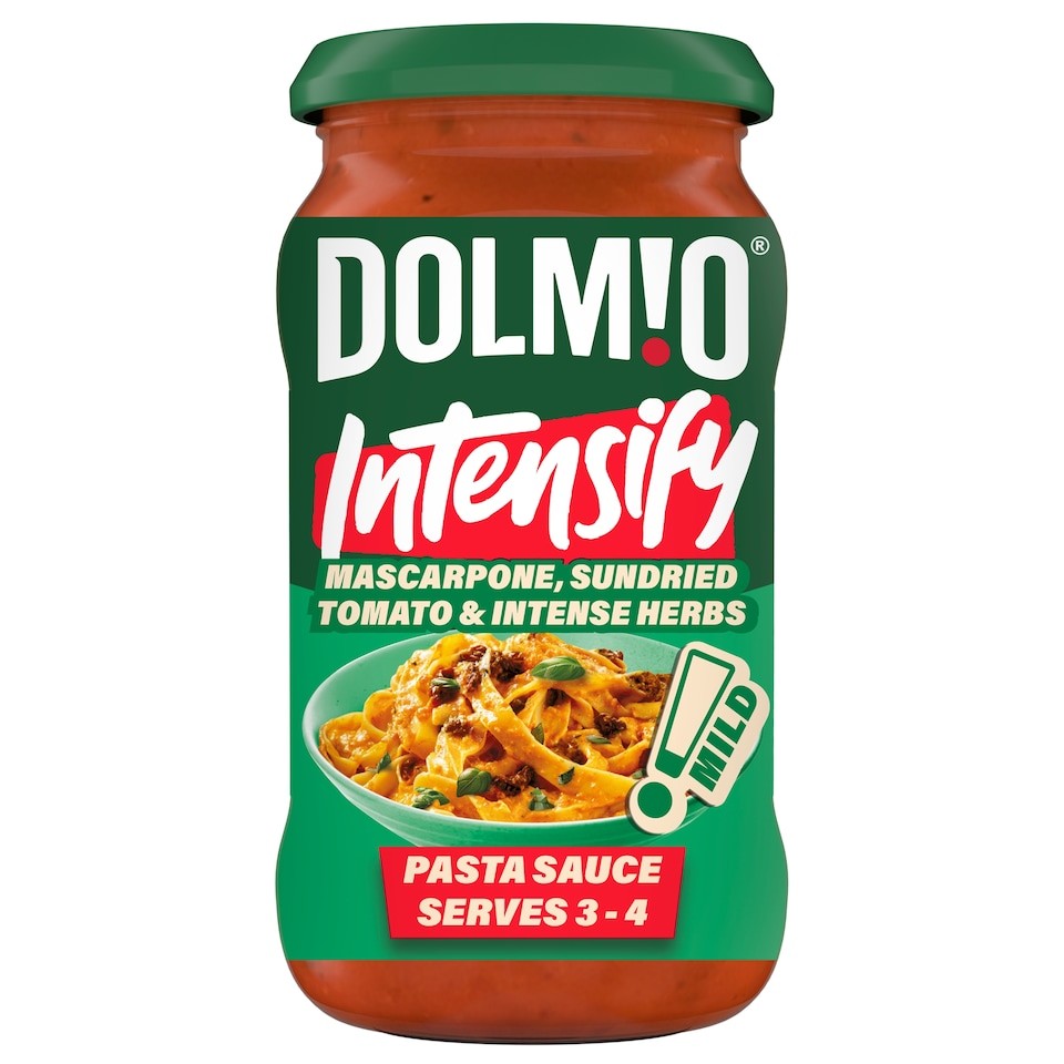 Dolmio Intensify Pasta Sauce Mascarpone, Sundried Tomato & Intense Herbs 400g