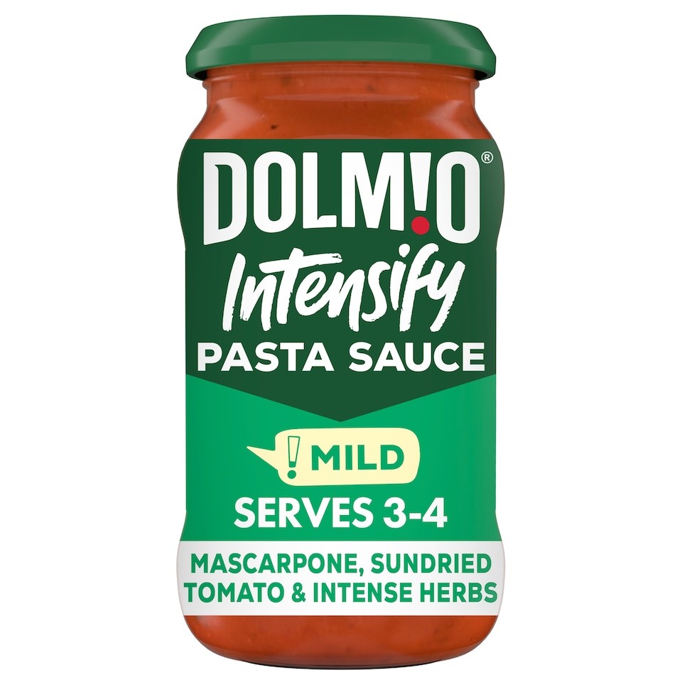 Dolmio Intensify Pasta Sauce Mild Mascarpone, Sundried Tomato and Intense Herbs 400g