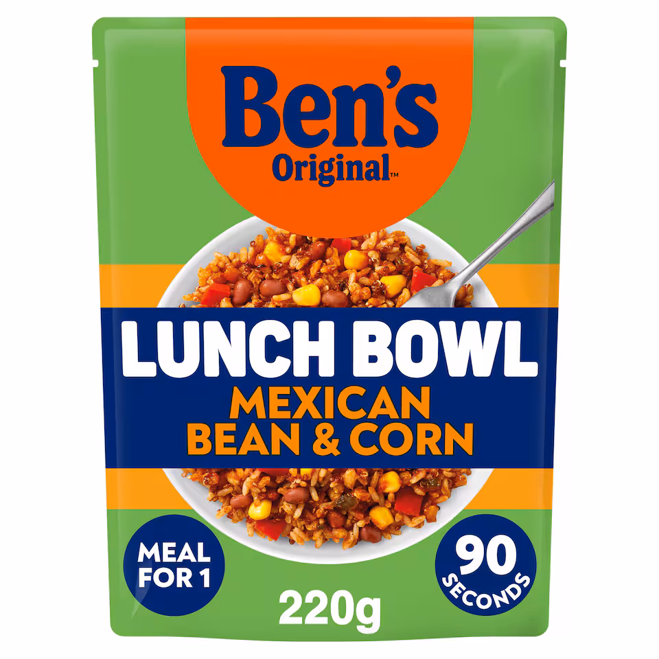 Bens Original Lunch Bowl Mexican Style Grains and Rice 220g