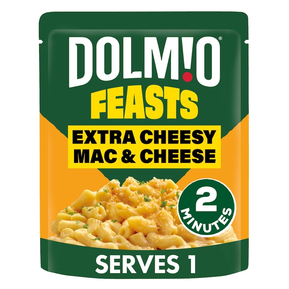 Dolmio Feasts Cheesy Mac & Cheese Pasta Ready Meal 250g