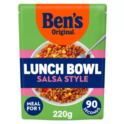 Ben's Original Bens Original Lunch Bowl Salsa Style Wholegrain Rice and Pearl Barley 220g