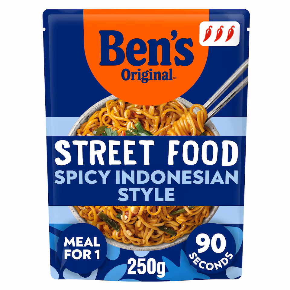 Ben's Original Street Food Indonesian Spicy Noodles 250g