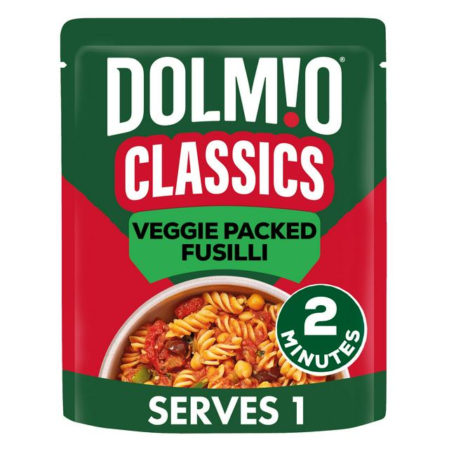 Dolmio 250g Classics Veggie Packed Fusilli Pasta Ready Meal