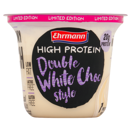 Ehrmann Limited Edition Double White Choc Style 200g