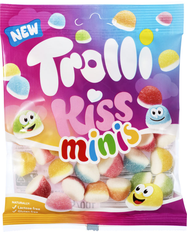 Kiss Minis 100g Trolli