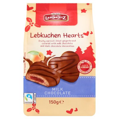 Lambertz Lebkuchen Milk Hearts