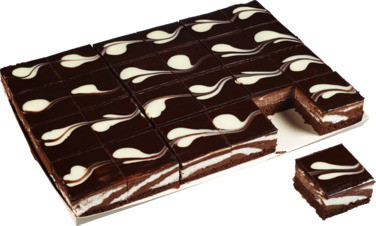 Mousse Au Chocolat Slices Oppd 24stk - 1000g Erlenbacher