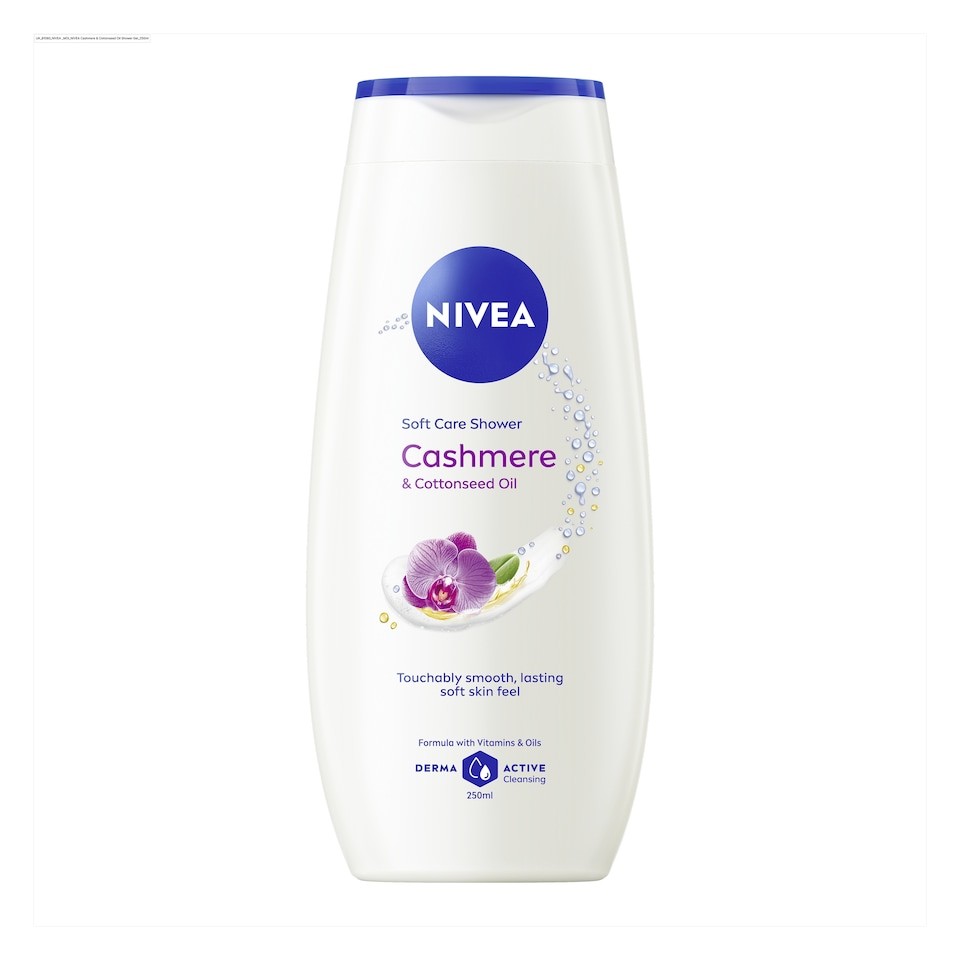 NIVEA Cashmere & Cotton Seed Oil Shower Cream 250ml