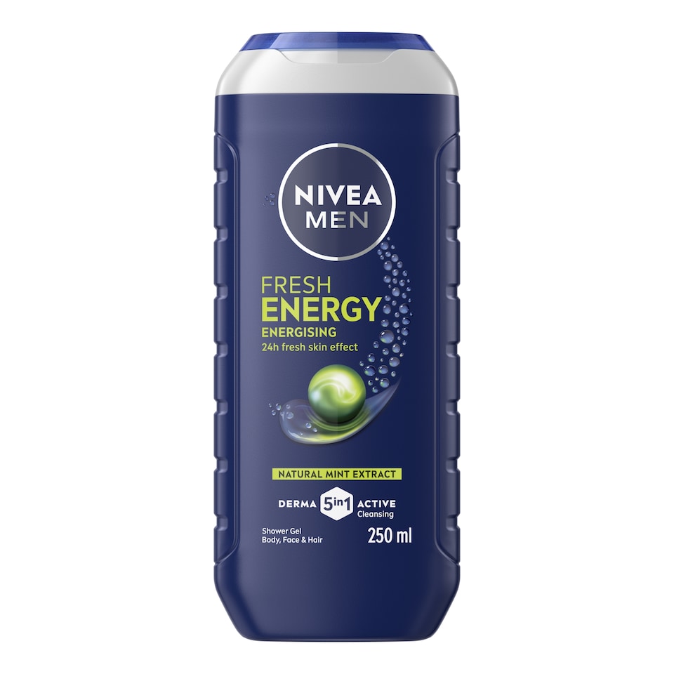 NIVEA MEN Energy Mint Extract Shower Gel 250ml