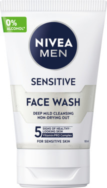 NIVEA Men Sensitive face wash, 100ml