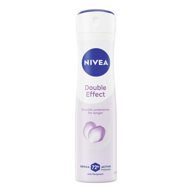 Nivea 150ml Double Effect 72h Antiperspirant Deodorant Spray