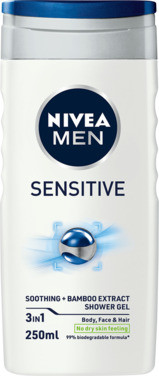 Nivea Men Shower Sensitive, 250ml