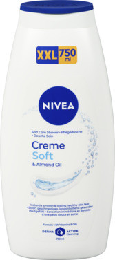 Nivea Shower Creme Soft & Almond Oil Xxl, 750ml