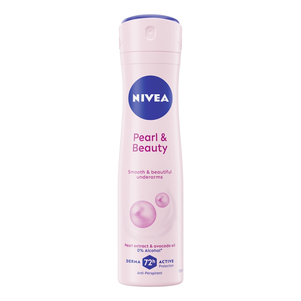 NIVEA Pearl & Beauty Antiperspirant Deodorant Spray 150ml