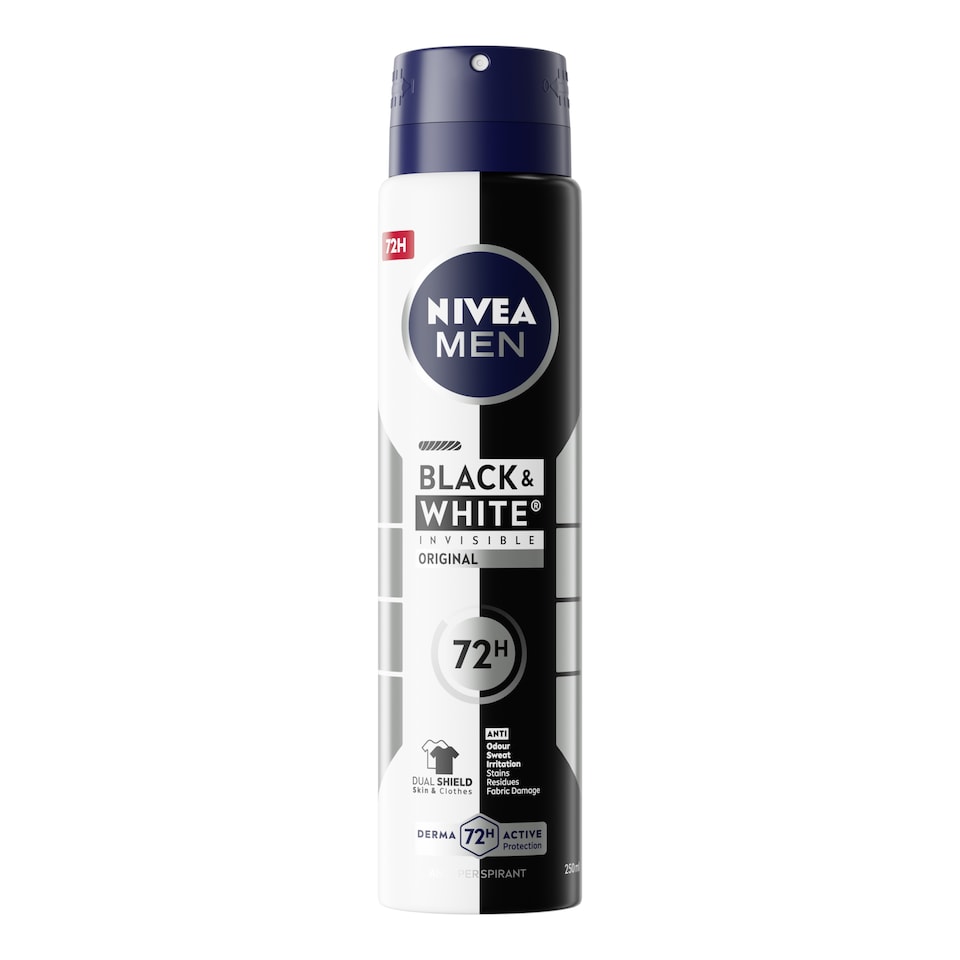 NIVEA MEN Black & White Original Anti-Perspirant Deodorant Spray 250ml