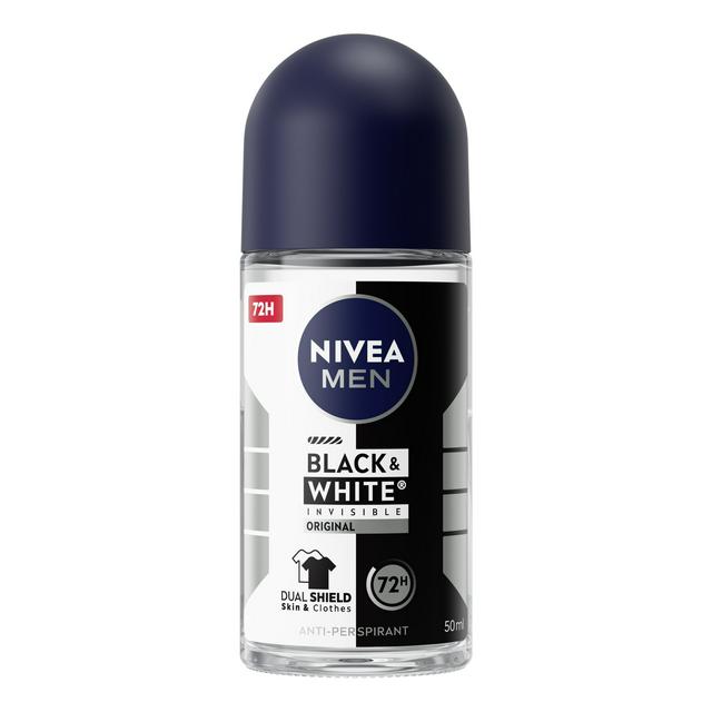 Nivea Men Black & White Original Anti Perspirant Deodorant Roll On 50ml