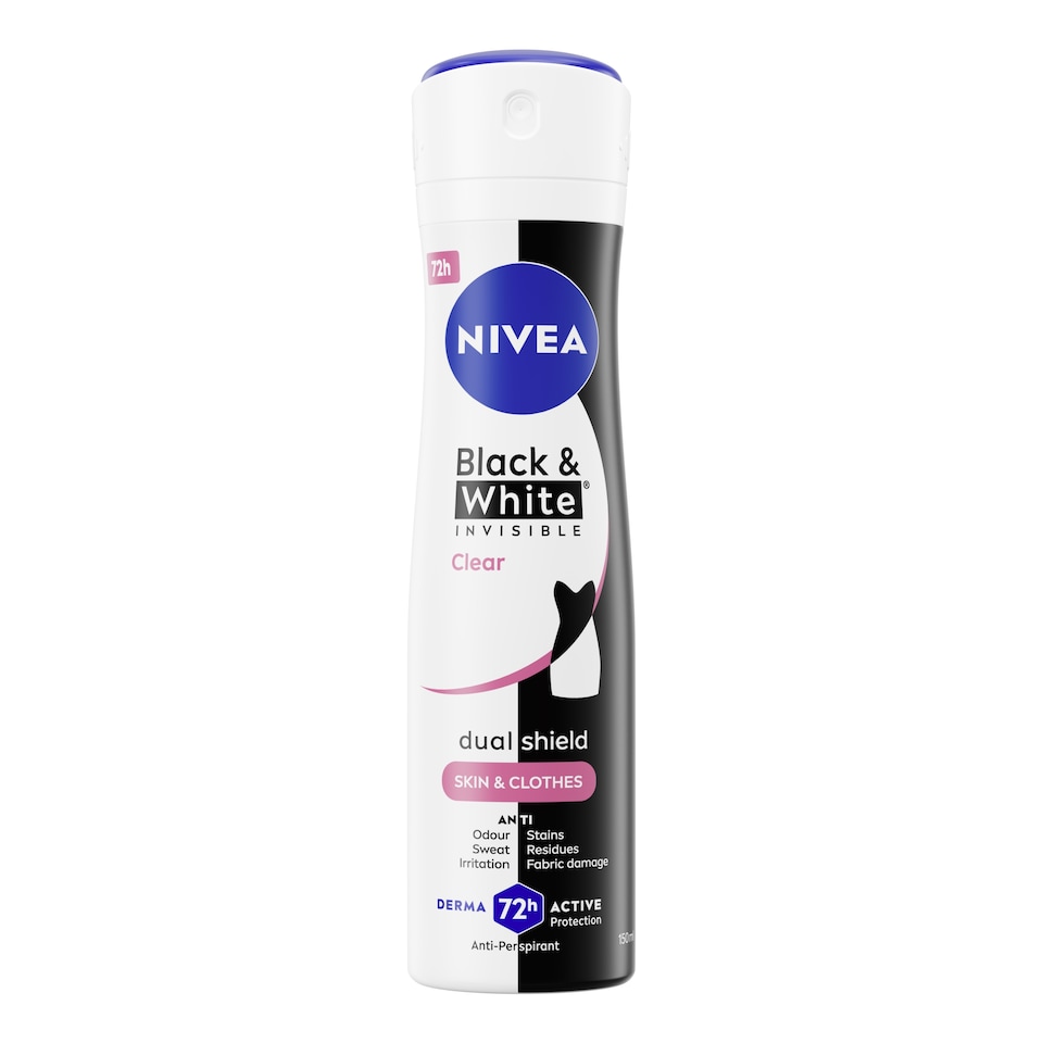 NIVEA Black & White Original Anti-Perspirant Deodorant Spray 150ml