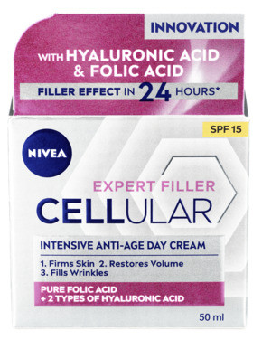 Nivea Hyaluron Cellular Filler Firming Day Cream Spf 15 50ml