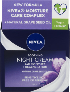 Nivea Sensitive Soothing Night Cream, 50ml