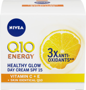 Nivea Q10 Energy Healthy Glow Day Cream Spf15, 50ml