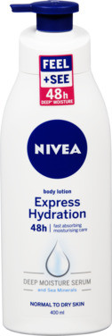 Nivea Express Hydration Body Lotion m/Pumpe 400ml