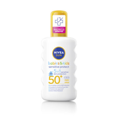 Nivea Babies & Kids Sensitive Protect Spray sun cream SPF 50+ 200ml