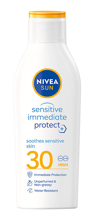 Nivea Sun Sensitive Immediate Protect Soothing Sun Lotion Spf 30, 200ml Nivea Men