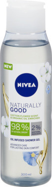 Nivea Shower Naturally Good Cotton Flower 300ml