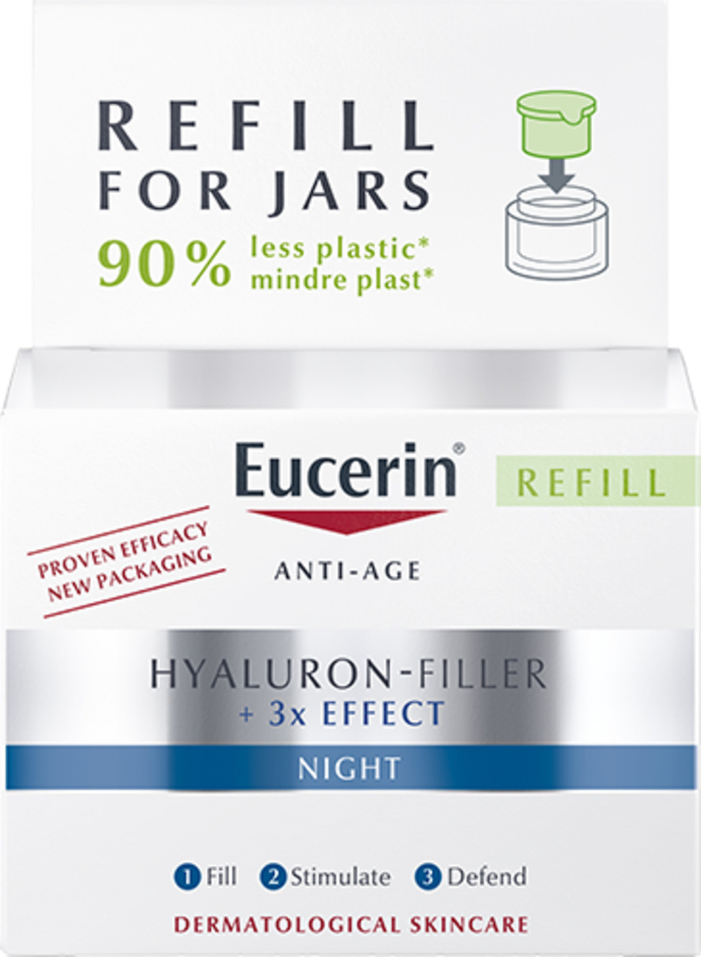Eucerin Hyaluron-Filler +3x Effect Night Cream Refill 50 ml