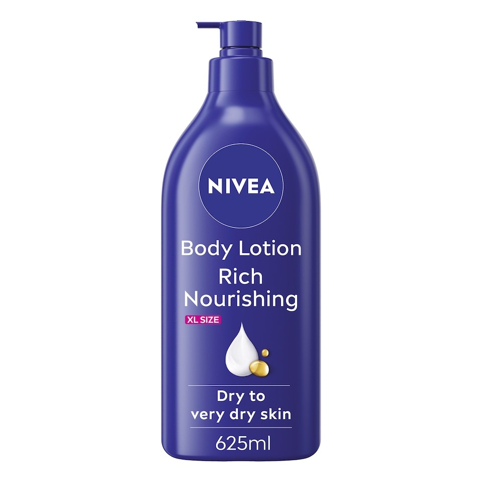 NIVEA Rich Nourishing Body Lotion Dry Skin 625ml