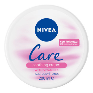Nivea Care Soothing Cream Jar, 200ml