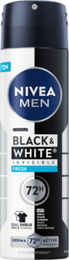 Nivea men Deo Black & White Fresh Spray, 150ml