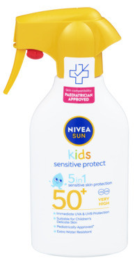 NIVEA Sun KIDS Sensitive Protect & Play Trigger Spray SPF 50+, 270ml