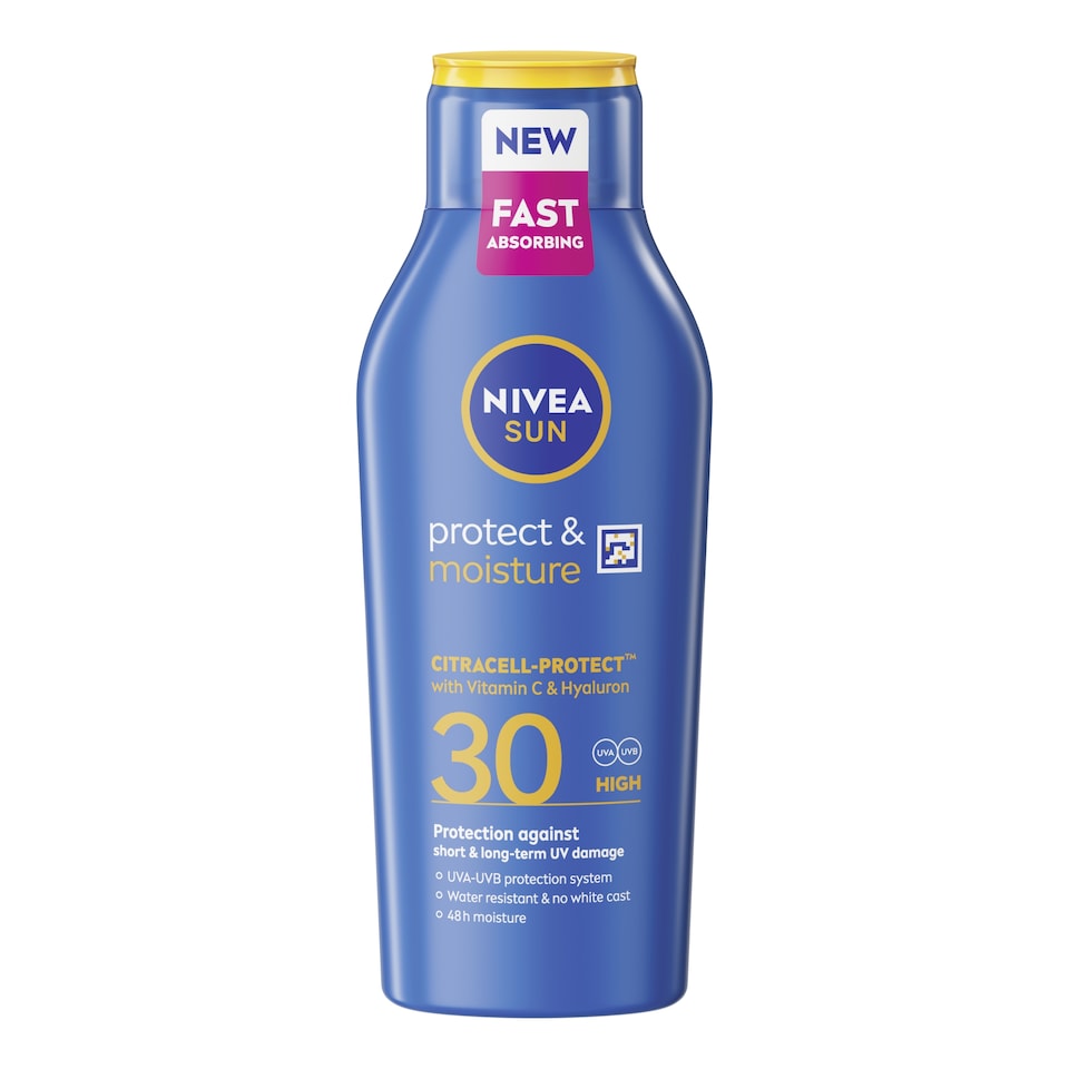 NIVEA SUN Protect & Moisture SPF30 Sun Cream Lotion 400ml