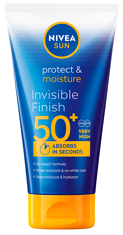 NIVEA SUN Protect & Moisture Invisible Finish SPF50+,150ml