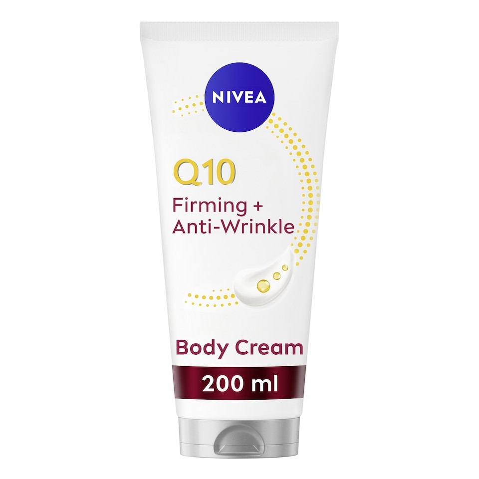 NIVEA Q10 Firming + Anti-Wrinke Body Neck & Chest Cream Moisturiser 200ml