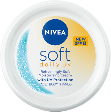 Nivea Soft Daily Uv Spf15,100ml