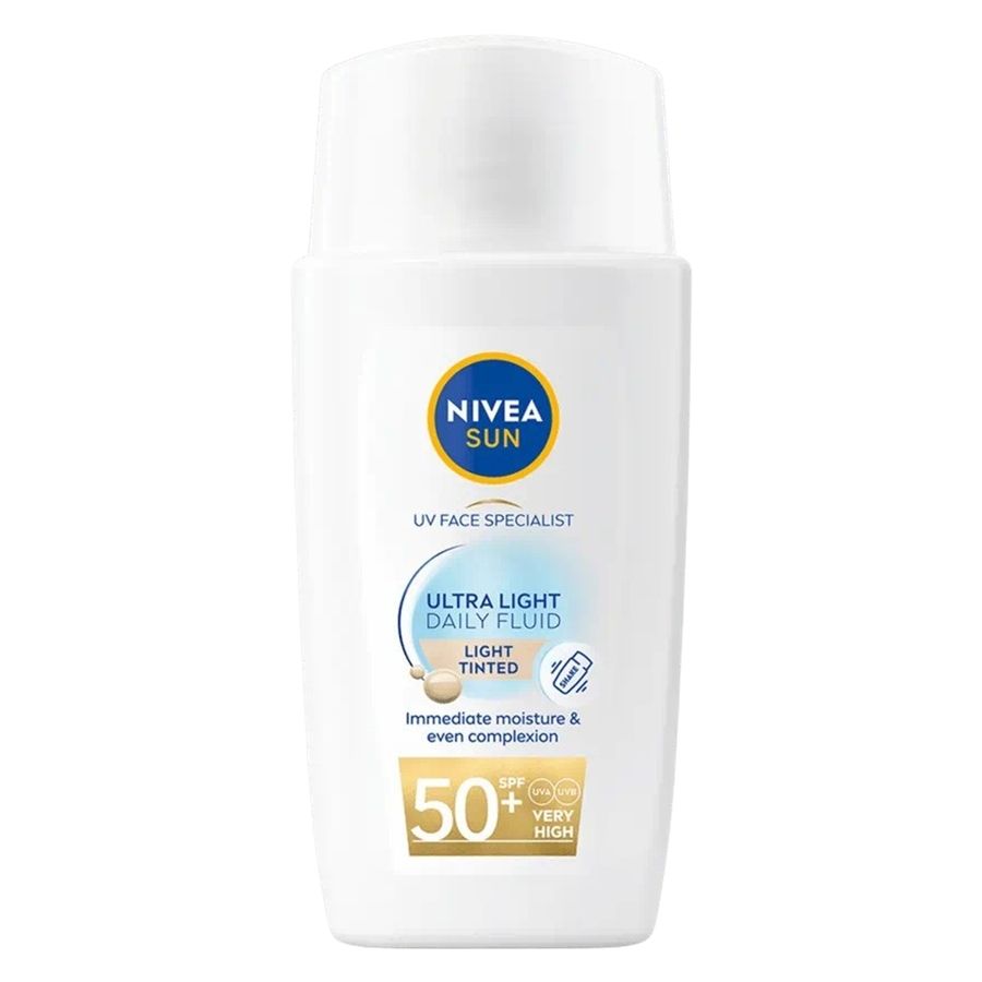 NIVEA Sun UV Fluid Light Tinted 50+ 40ml